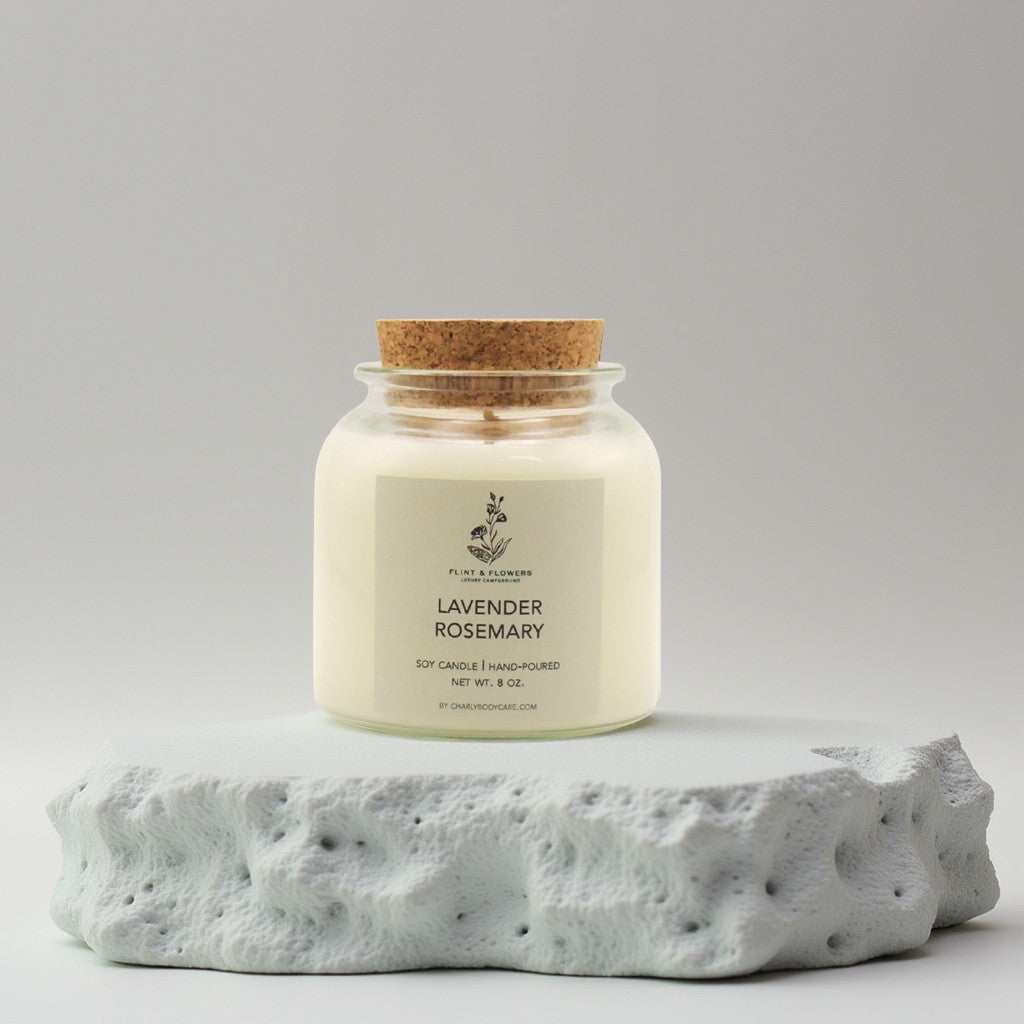 Soy Candle - Lavender Rosemary